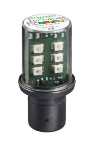 Schneider DL1BDB5 24V Tabanlı Turuncu Korumalı Led Ampul