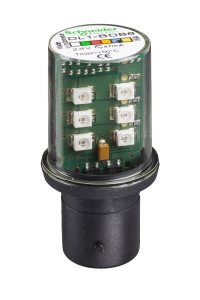 Schneider DL1BDB6 24V Ba 15D Tabanlı Mavi Korumalı Led Ampul