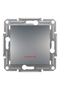 Schneider EPH1400162 Asfora Çelik Işıklı Anahtar