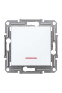 Schneider EPH1470121 Asfora Beyaz Çerçevesiz Işıklı Anahtar