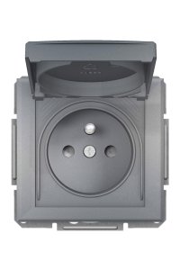 Schneider EPH2800662 Asfora IP44 Çelik Kapaklı Ups Priz