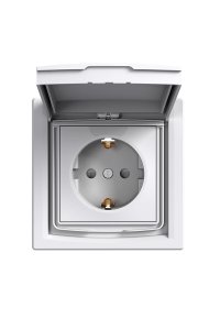Schneider EPH3100321 Asfora Çocuk Korumalı Topraklı Priz