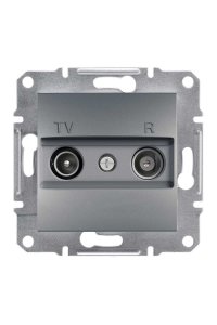 Schneider EPH3300262 Asfora 4Db Çelik Geçişli Tv/R Prizi