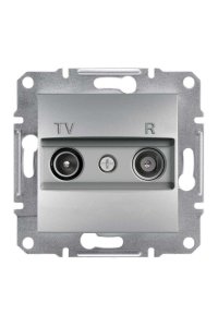 Schneider EPH3300361 Asfora 8Db Alüminyum Geçişli Tv/R Prizi