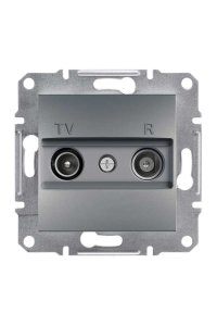 Schneider EPH3300362 Asfora 8Db Çelik Geçişli Tv/R Prizi