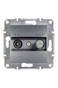 Schneider EPH3400162 Asfora Çerçevesiz Sonlu TV-SAT Prizi