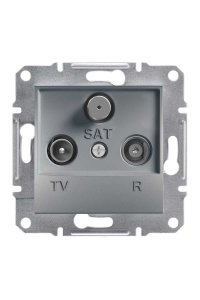 Schneider EPH3500362 Asfora 8Db Çelik Geçişli Tv/R/Sat Prizi
