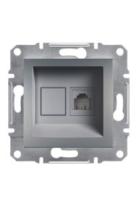 Schneider EPH4100162 Asfora Çelik RJ11 Telefon Prizi