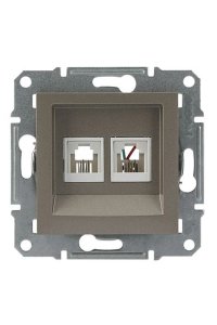 Schneider EPH4200169 Asfora Bronz RJ11 Telefon Prizi