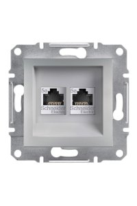 Schneider EPH4400161-02 Asfora 2li RJ45 Telefon Prizi