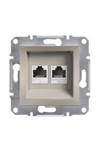 Schneider EPH4800169 Asfora 2li RJ45 CAT6 UTP Data Prizi