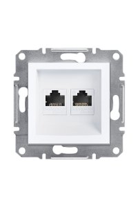 Schneider EPH4870121 Asfora 2li RJ45 CAT6 UTP Data Prizi