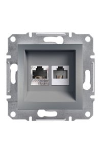 Schneider EPH4900162 Asfora RJ45 CAT5E UTP+RJ12 Priz