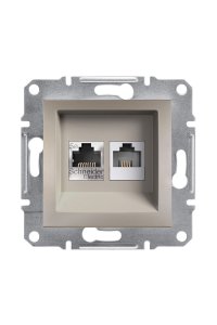 Schneider EPH4900169 Asfora RJ11+RJ45 CAT5E UTP Data Prizi