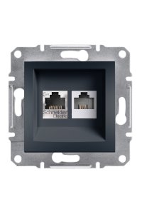 Schneider EPH4900171 Asfora RJ45 CAT5E UTP+RJ12 Priz