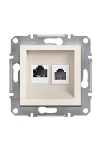 Schneider EPH5270123 RJ11 RJ45 CAT6 UTP Telefon Data Prizi
