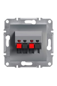 Schneider EPH5700162 Asfora İkili Çelik Hoparlör Prizi
