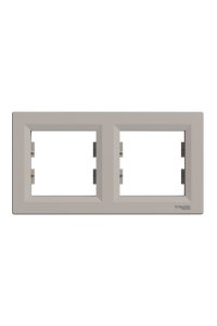 Schneider EPH5800269 Asfora 2li Bronz Yatay Çerçeve