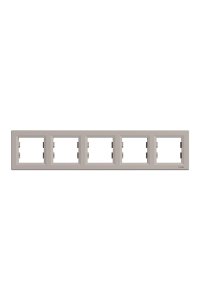 Schneider EPH5800569 Beşli Asfora Bronz Yatay Çerçeve