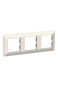 Schneider EPH5805323 Asfora EM 3lü Krem Yatay Çerçeve