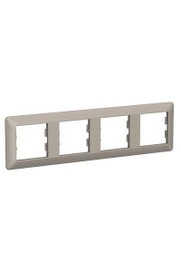 Schneider EPH5805469 EM PLUS 4lü Bronz Yatay Priz Çerçevesi