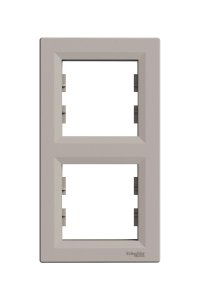 Schneider EPH5810269 İkili Asfora Bronz Dikey Çerçeve