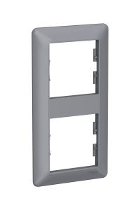 Schneider EPH5815262 2li Çelik Dikey Anahtar Priz Çerçevesi
