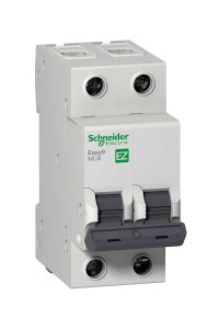 Schneider EZ9F34263 2P 63A 4.5KA C Tipi Otomatik Sigorta