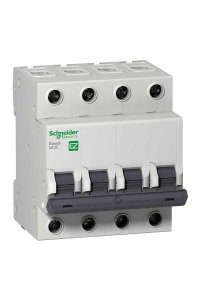 Schneider EZ9F34463 4P 63A 4.5KA C Tipi Otomatik Sigorta