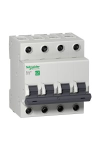 Schneider EZ9F43410 EASY9 C Tipi 4x10A Otomatik Sigorta