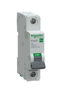 Schneider EZ9F57106 Easy 9 Pro 1P 6A 6 kA C Tipi Otomatik Sigorta