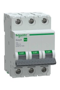 Schneider EZ9F57306 Easy 9 Pro 3P 6A 6 kA C Tipi Otomatik Sigorta