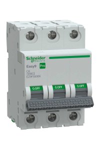Schneider EZ9F59306 Easy 9 Pro 3P 6A 10 kA C Tipi Otomatik Sigorta