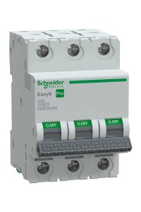 Schneider EZ9F59320 Easy 9 Pro 3P 20A 10 kA C Tipi Otomatik Sigorta