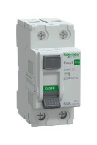 Schneider EZ9R39263 Easy 9 Pro KAK 2P 63A 30mA AC 240V Kaçak Akım Rölesi
