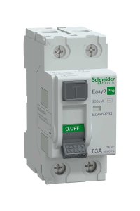 Schneider EZ9R69263 Easy 9 Pro KAK 2P 63A 300mA AC 240V Kaçak Akım Rölesi