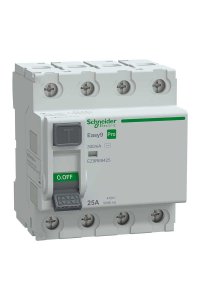 Schneider EZ9R69425 Easy 9 Pro KAK 4P 25A 300mA AC 415V Kaçak Akım Rölesi
