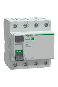 Schneider EZ9R69463 Easy 9 Pro KAK 4P 63A 300mA AC 415V Kaçak Akım Rölesi