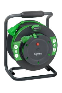Schneider IMT33151 25m Kablolu Topraklı Geniş Kablo Makarası