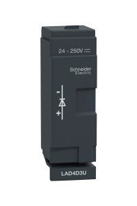 Schneider LAD4D3U 24-250V DC D40A/D65A Diyot Süpresör Modülü