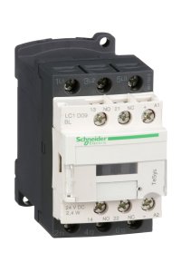 Schneider LC1-D09BL 24VDC 2.4W 4kW 1NA+1NK Kontaktör