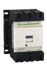 Schneider LC1-D115B7 24VAC 55kW 1NA+1NK Kontaktör