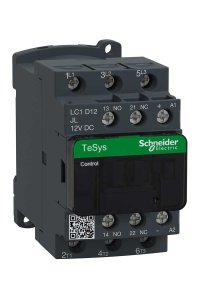 Schneider LC1D12JL Tesys D 3P Ac3 12V DC Bobinli Kontaktör