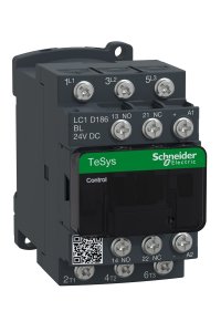 Schneider LC1D186BL Tesys D 24V DC 3P Ac3 18A Kontaktör
