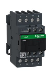 Schneider LC1D258F7 Tesys D 110V AC 2NA+2NK 4P 40A Kontaktör