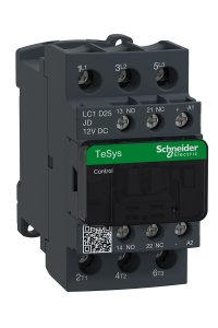 Schneider LC1D25JD Tesys D 12V DC 3P Ac3 25A Kontaktör