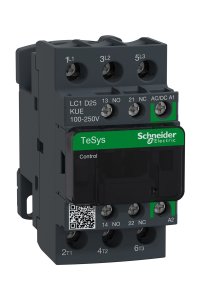 Schneider LC1D25KUE Tesys D Green 100-250V AC/DC Kontaktör