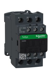 Schneider LC1D32BL Tesys D 440V 32A 24V DC 3P Kontaktör