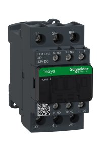 Schneider LC1D32JD Tesys D 12V DC 3P Ac3 32A Kontaktör