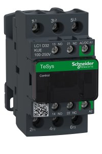 Schneider LC1D32KUE Tesys D Green 100-250V AC/DC Kontaktör